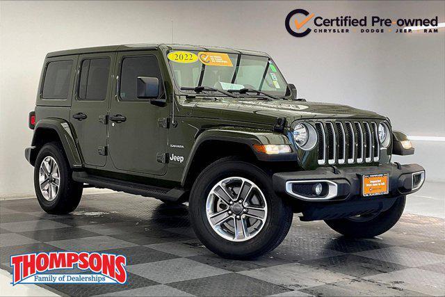 used 2022 Jeep Wrangler Unlimited car, priced at $37,899