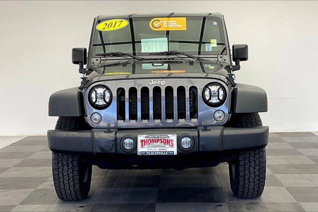 used 2017 Jeep Wrangler Unlimited car, priced at $28,560