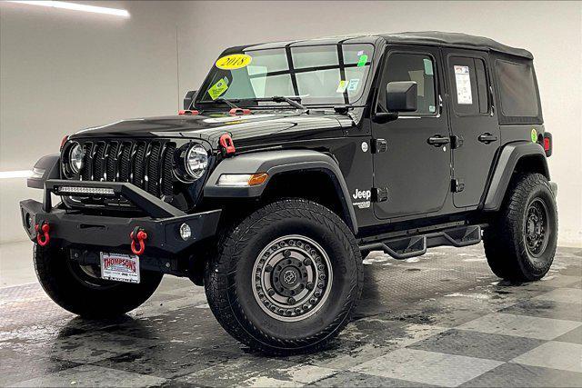 used 2018 Jeep Wrangler Unlimited car, priced at $26,989