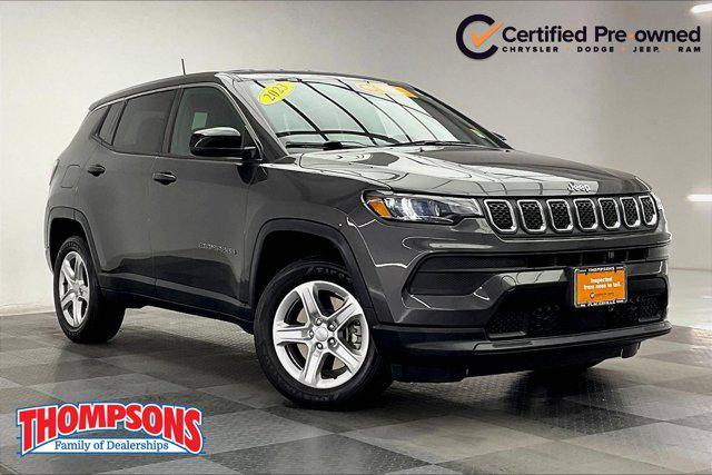 used 2023 Jeep Compass car, priced at $21,997