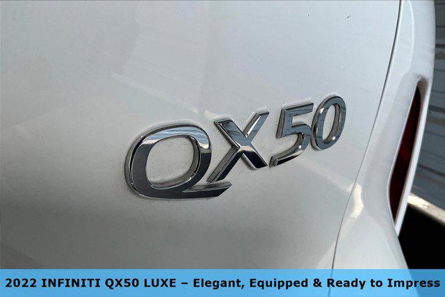 used 2022 INFINITI QX50 car, priced at $26,281
