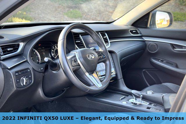used 2022 INFINITI QX50 car, priced at $26,281