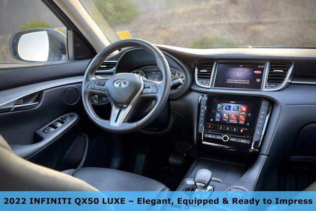 used 2022 INFINITI QX50 car, priced at $26,281