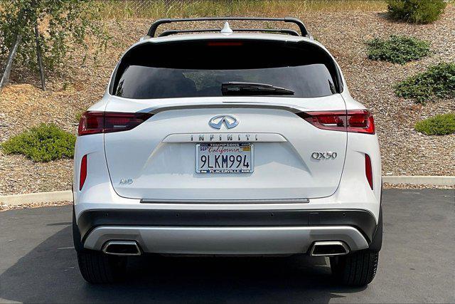 used 2022 INFINITI QX50 car, priced at $34,989