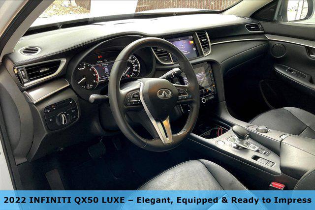 used 2022 INFINITI QX50 car, priced at $26,281