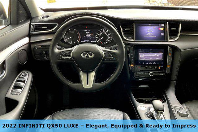 used 2022 INFINITI QX50 car, priced at $26,281