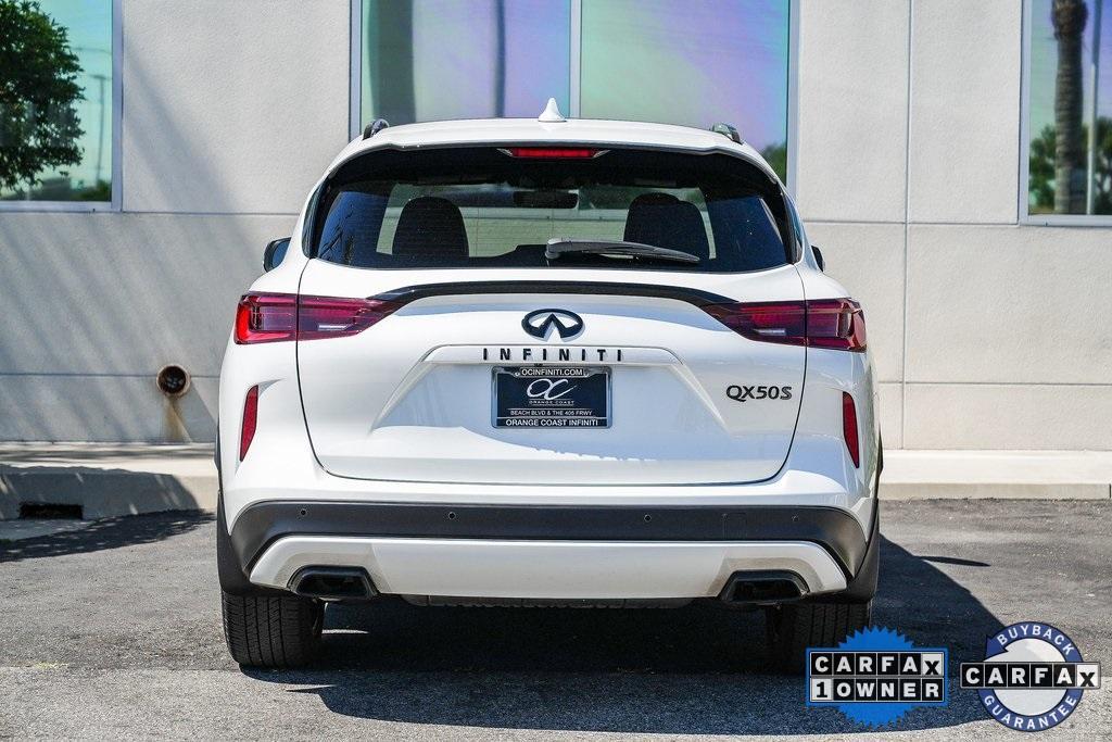 used 2024 INFINITI QX50 car, priced at $35,987