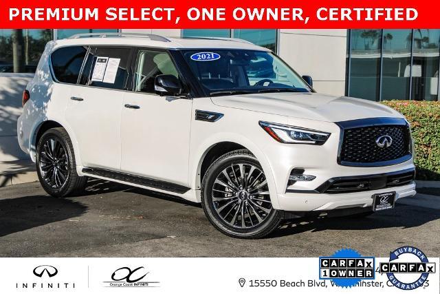 used 2021 INFINITI QX80 car, priced at $41,587