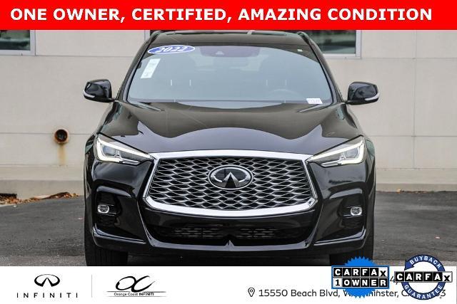 used 2022 INFINITI QX55 car, priced at $30,587