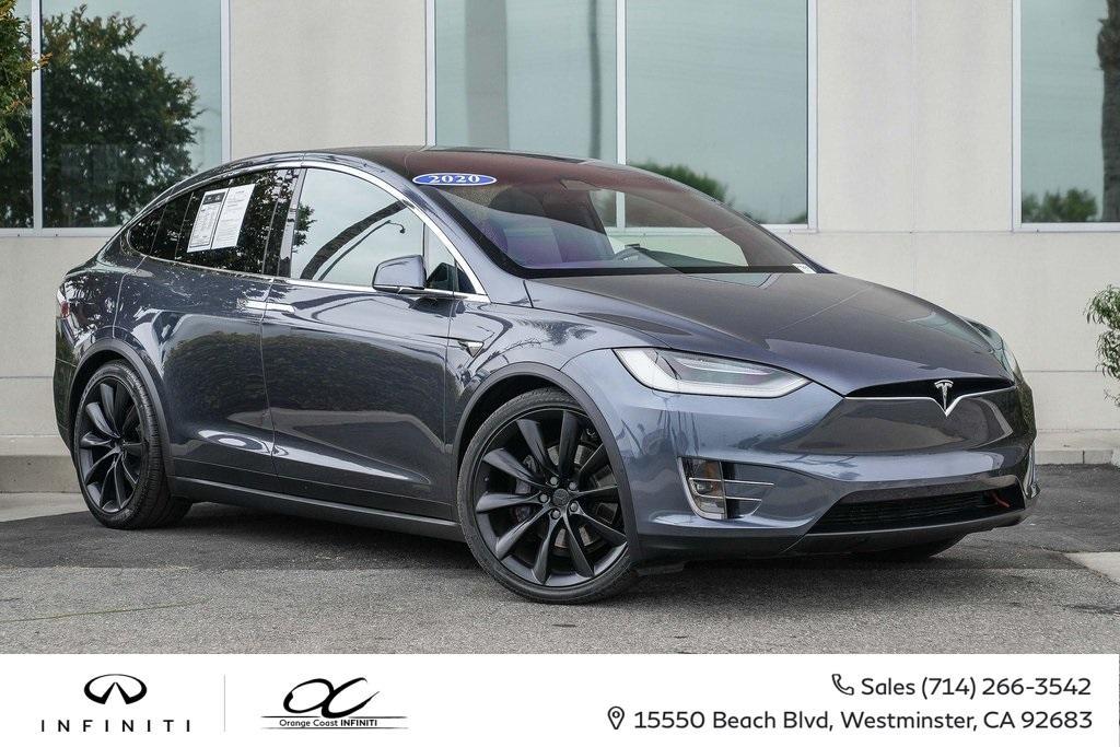 used 2020 Tesla Model X car, priced at $38,887