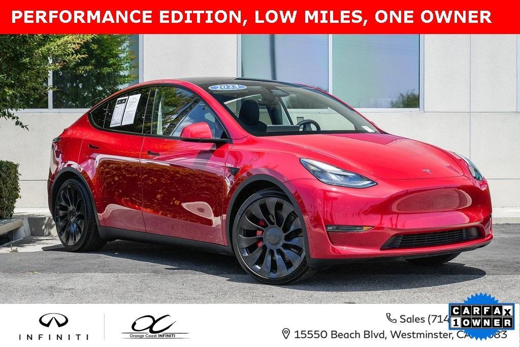 used 2023 Tesla Model Y car, priced at $37,497