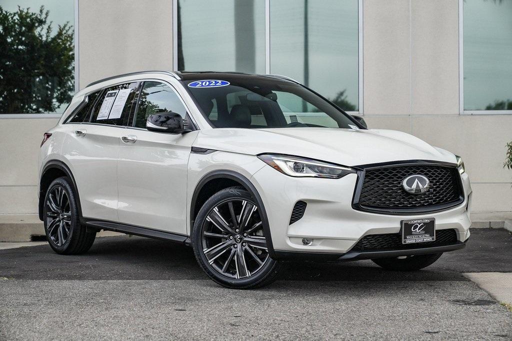 used 2022 INFINITI QX50 car, priced at $26,790