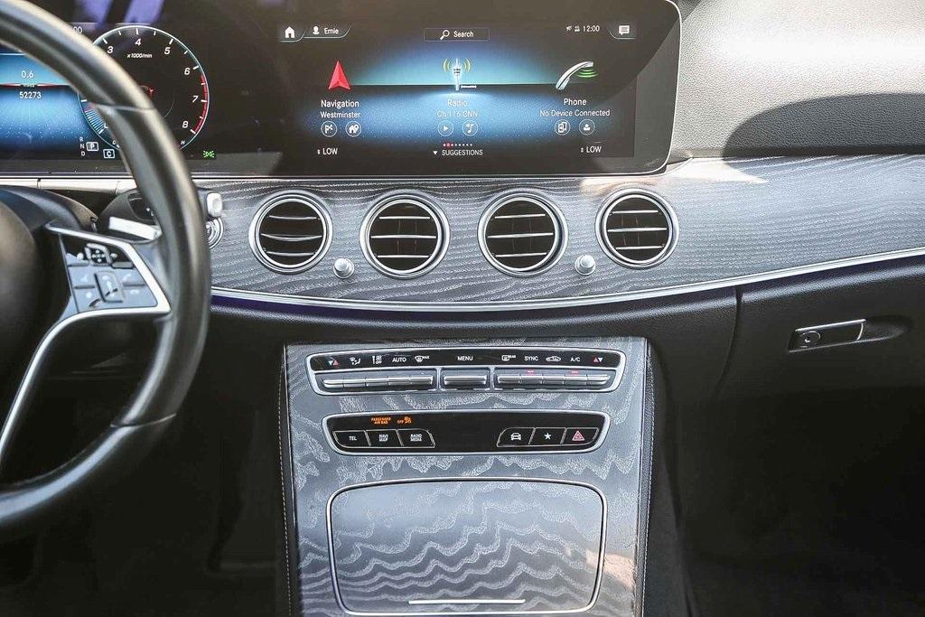 used 2021 Mercedes-Benz E-Class car, priced at $29,750