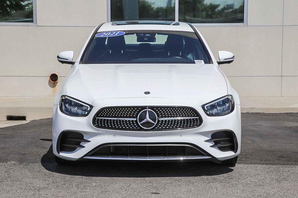 used 2021 Mercedes-Benz E-Class car, priced at $29,750