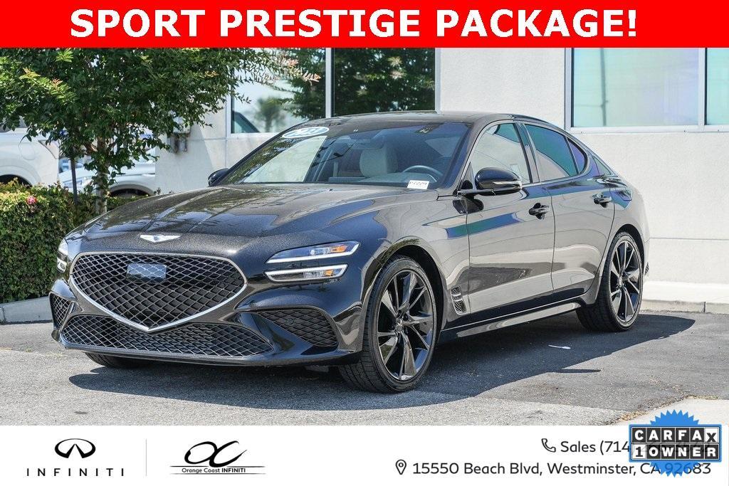 used 2023 Genesis G70 car, priced at $30,687