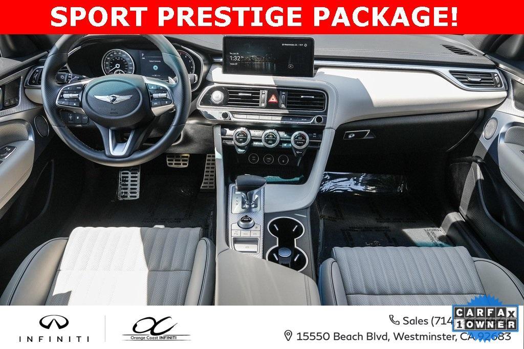 used 2023 Genesis G70 car, priced at $30,687