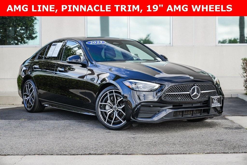 used 2023 Mercedes-Benz C-Class car, priced at $34,980