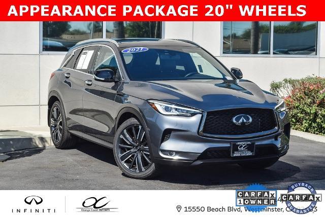 used 2021 INFINITI QX50 car, priced at $26,987