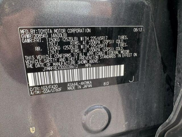 used 2013 Toyota RAV4 car, priced at $13,500
