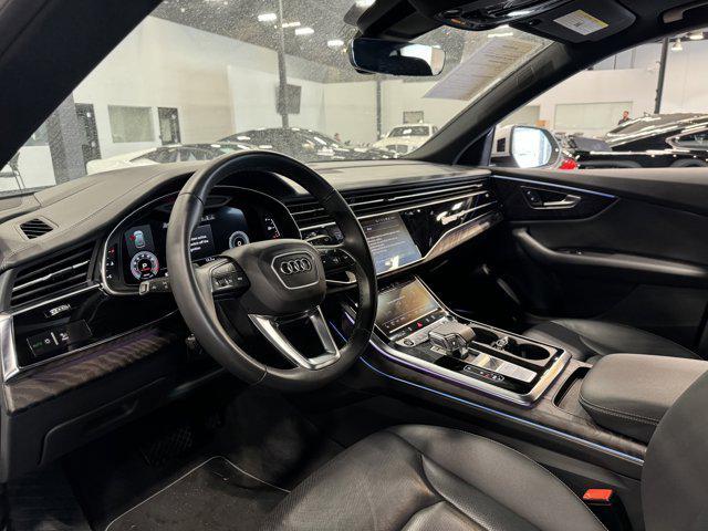 used 2021 Audi Q8 car, priced at $53,990