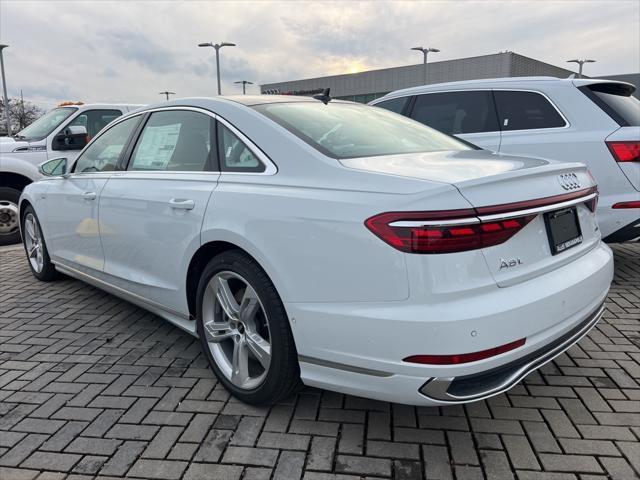 new 2025 Audi A8 car, priced at $104,560