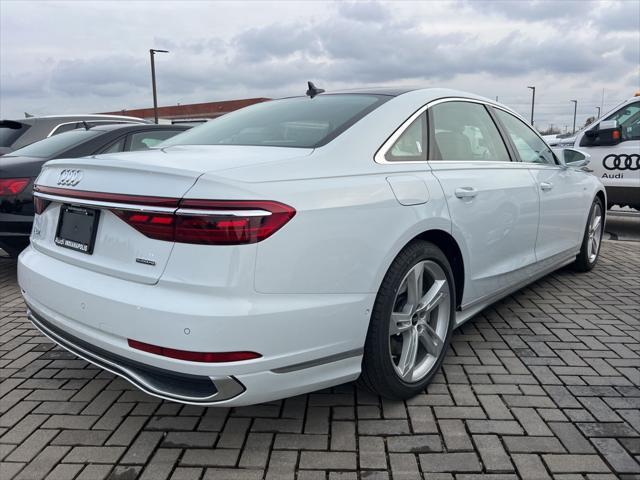 new 2025 Audi A8 car, priced at $104,560