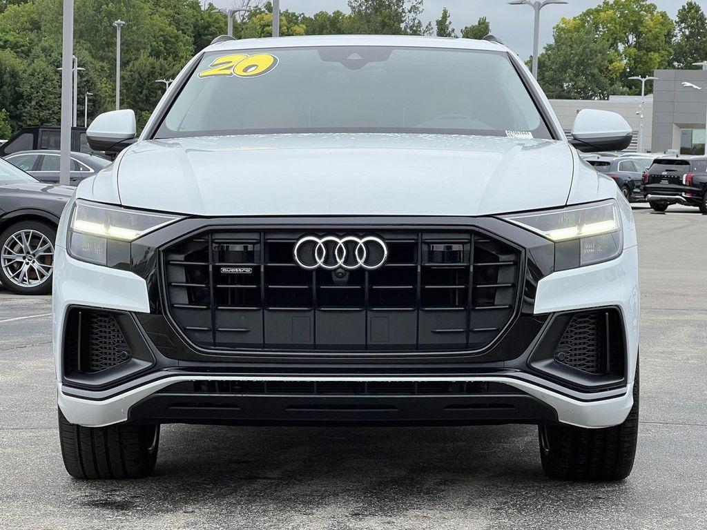 used 2020 Audi Q8 car, priced at $38,400