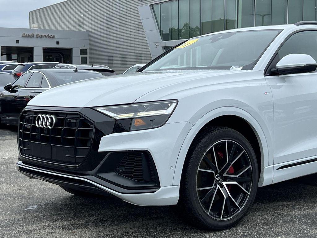 used 2020 Audi Q8 car, priced at $38,400