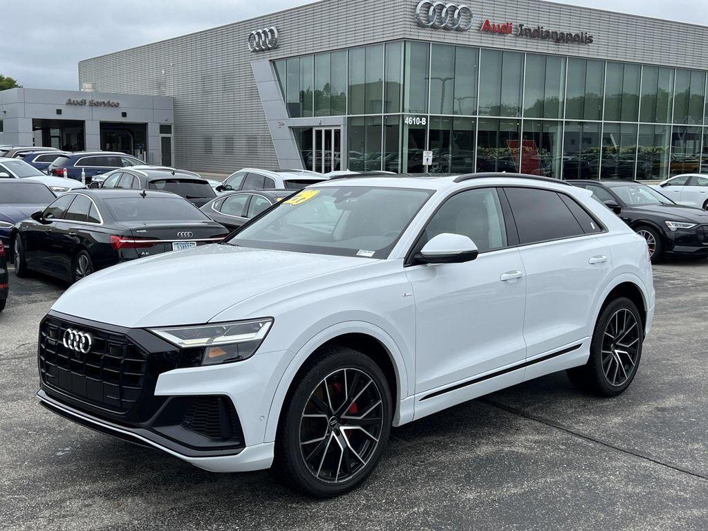 used 2020 Audi Q8 car, priced at $38,400