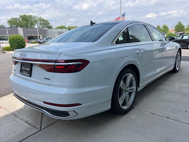 new 2025 Audi A8 car, priced at $104,560