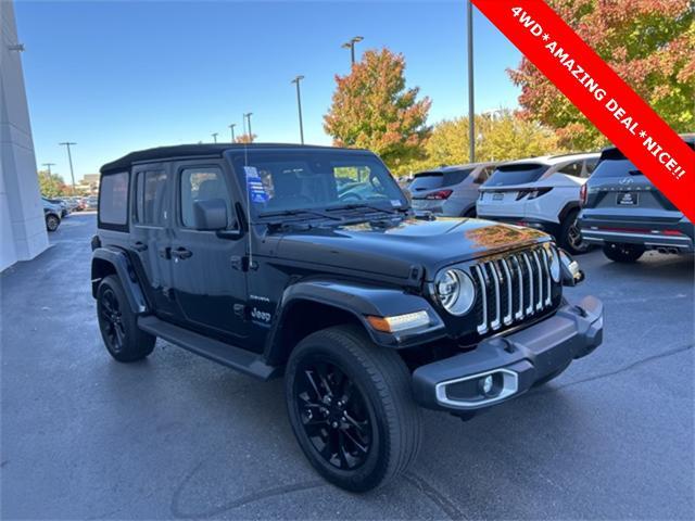 used 2021 Jeep Wrangler Unlimited 4xe car, priced at $27,888