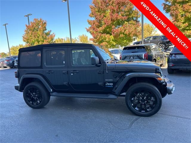 used 2021 Jeep Wrangler Unlimited 4xe car, priced at $27,888