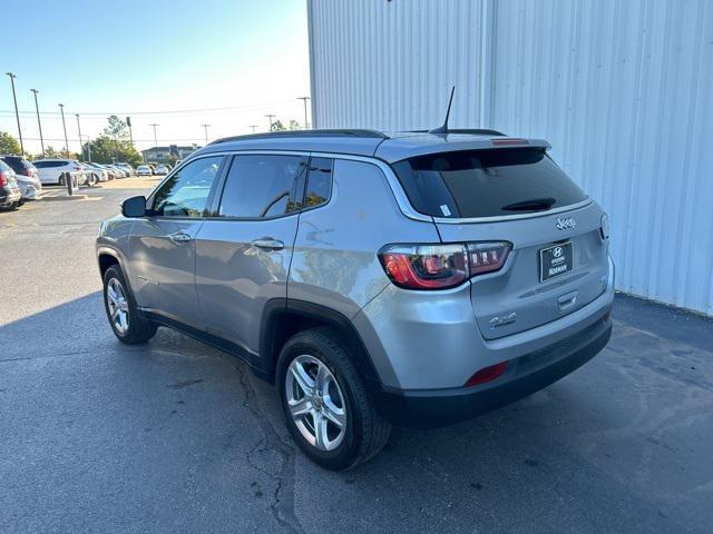 used 2023 Jeep Compass car, priced at $19,444