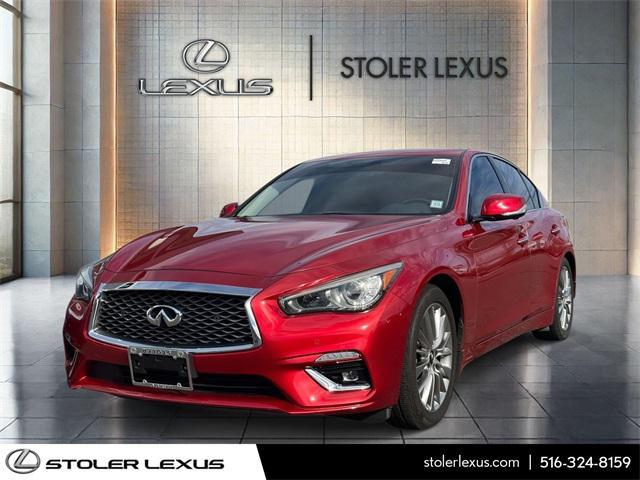 used 2022 INFINITI Q50 car, priced at $26,900