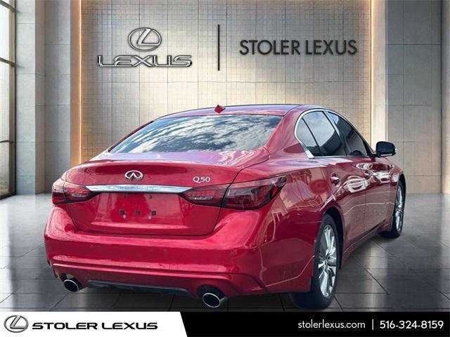 used 2022 INFINITI Q50 car, priced at $26,900