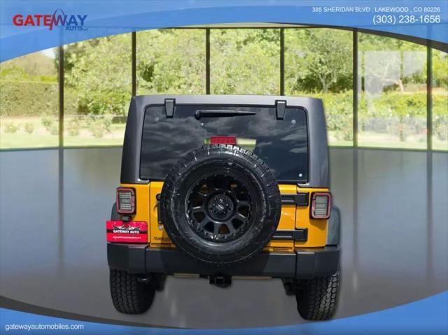 used 2014 Jeep Wrangler Unlimited car, priced at $16,499
