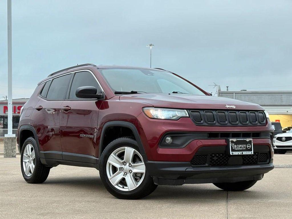 used 2022 Jeep Compass car, priced at $17,421