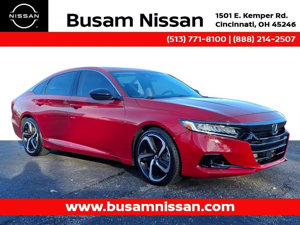 used 2021 Honda Accord car, priced at $25,795