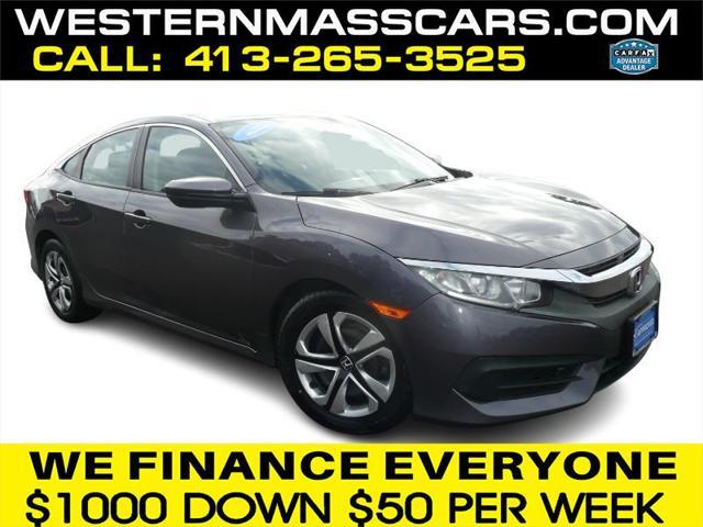 used 2016 Honda Civic car, priced at $11,995