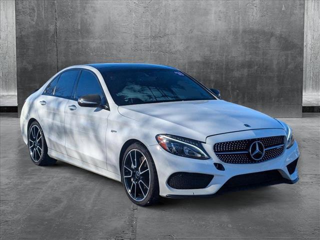 used 2018 Mercedes-Benz AMG C 43 car, priced at $24,590