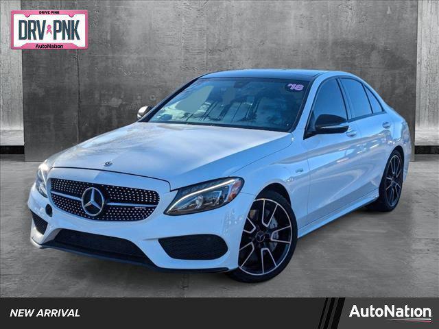 used 2018 Mercedes-Benz AMG C 43 car, priced at $24,590