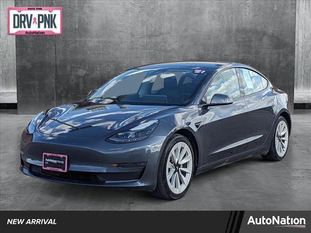 used 2021 Tesla Model 3 car, priced at $26,991