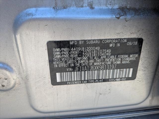 used 2019 Subaru WRX car, priced at $19,891