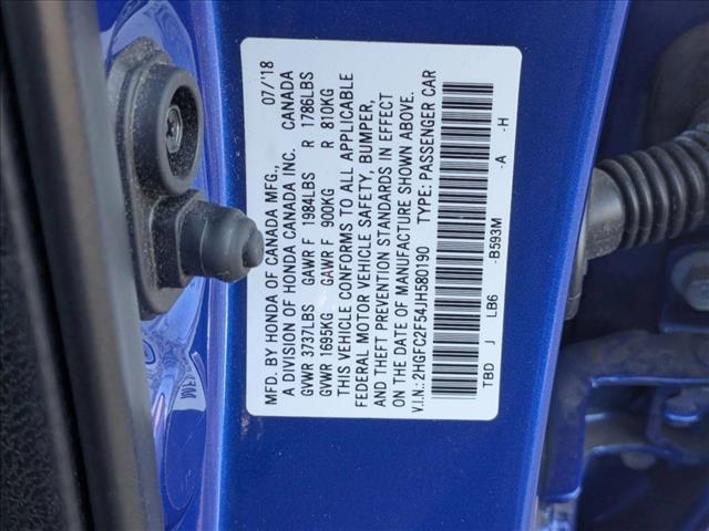 used 2018 Honda Civic car, priced at $18,981