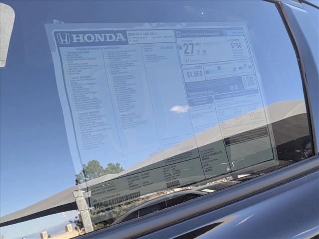 new 2026 Honda HR-V car, priced at $33,799