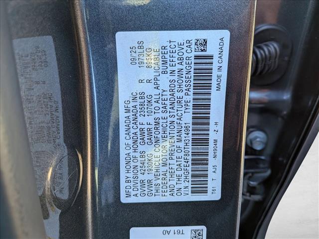 new 2026 Honda Civic Hybrid car, priced at $34,289