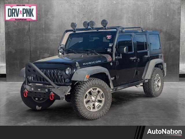 used 2015 Jeep Wrangler Unlimited car, priced at $21,391