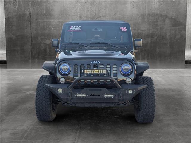 used 2016 Jeep Wrangler Unlimited car, priced at $18,991