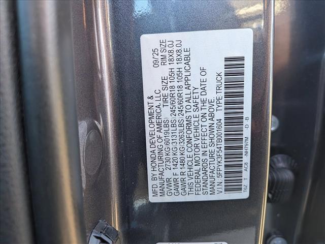 new 2026 Honda Ridgeline car, priced at $45,689