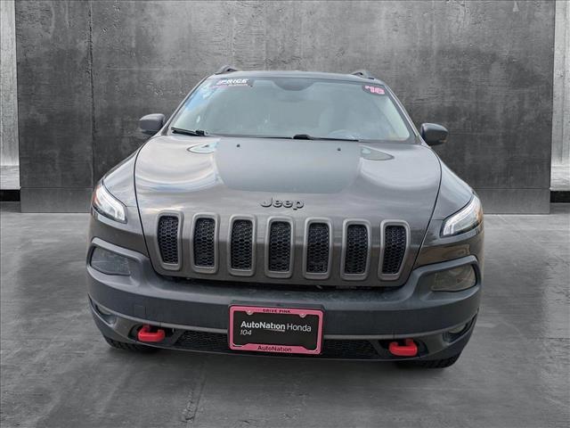used 2018 Jeep Cherokee car, priced at $16,881
